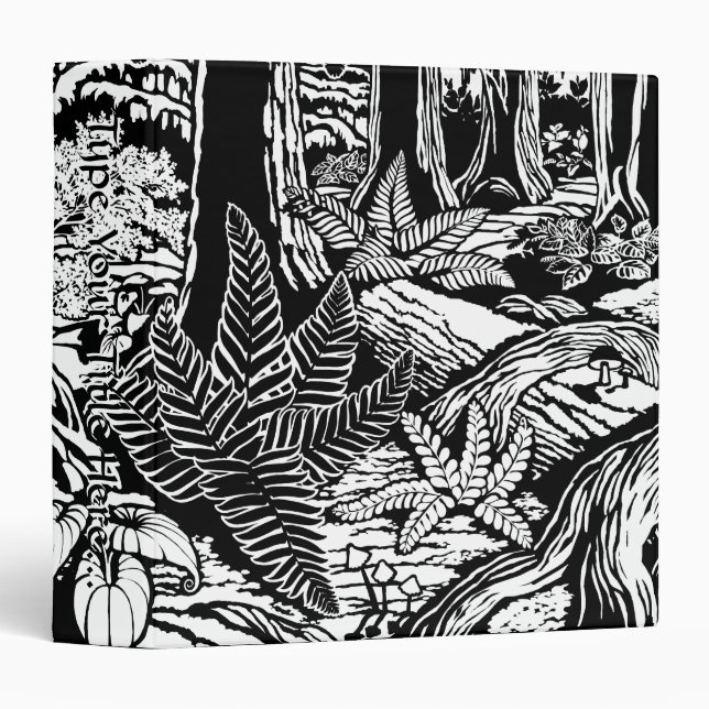 Forest Binder Canadian Landscape Art School Binder (Front/Spine)