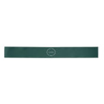 Forest Biome Solid Green Color Trend Satin Ribbon