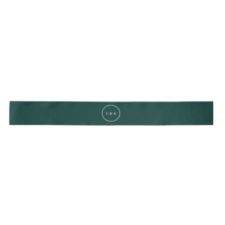 Forest Biome Solid Green Color Trend Satin Ribbon