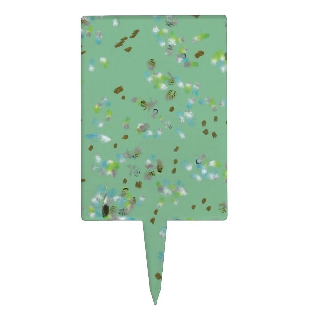 Forest Birds Cake Pick (Front)