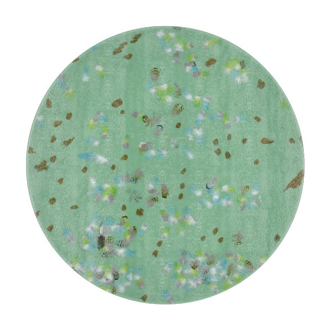 Forest Birds Cutting Board (Front)