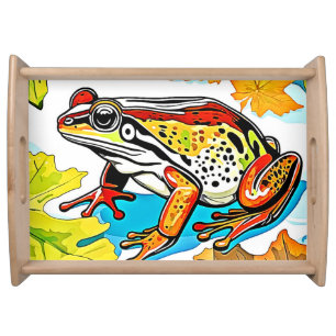 Forest Black Bear Majesty Design Serving Tray