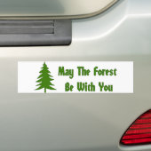 Forest Blessing Bumper Sticker | Zazzle