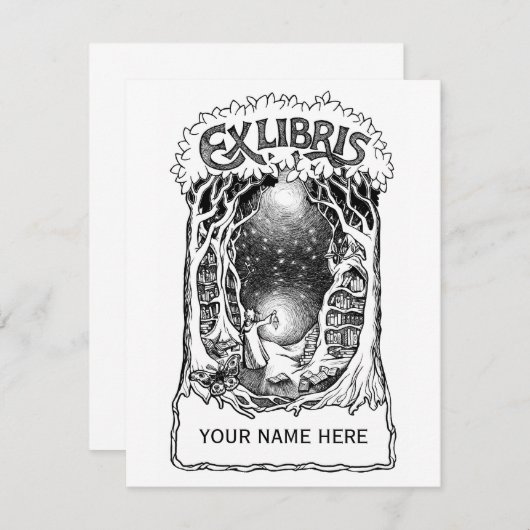 Forest Bookplate (Front/Back)