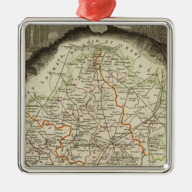 Forest Boundaries Metal Ornament (Front)