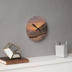 Forest Branch • 8" Round Acrylic Wall Clock
