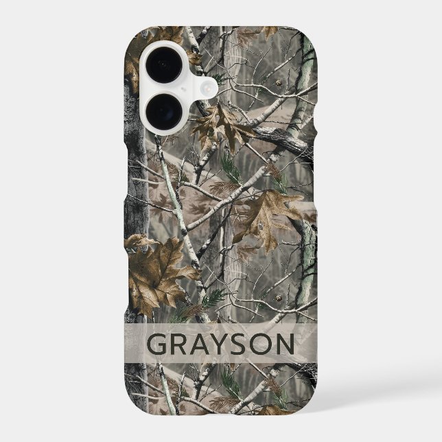 Forest Branches Camouflage Personalized Case-Mate iPhone Case (Back)