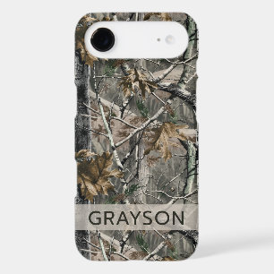 Forest Branches Camouflage Personalized iPhone 17 Air Case