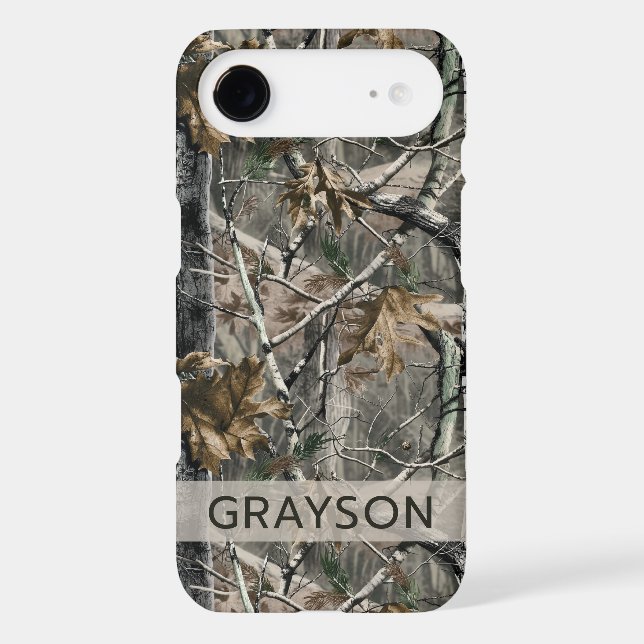 Forest Branches Camouflage Personalized Case-Mate iPhone Case (Back)