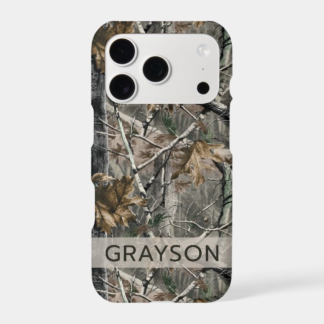 Forest Branches Camouflage Personalized Case-Mate iPhone Case (Back)