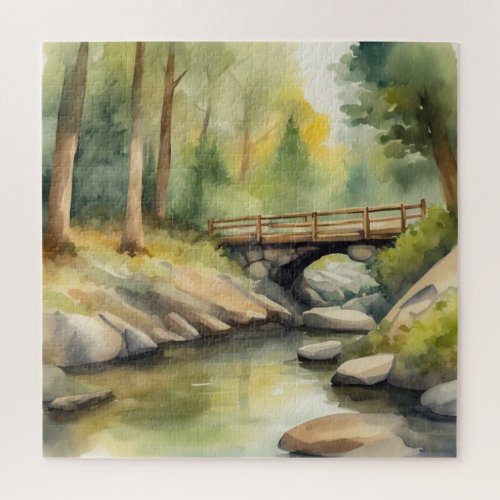 Forest Bridge _ 1 Jigsaw Puzzle