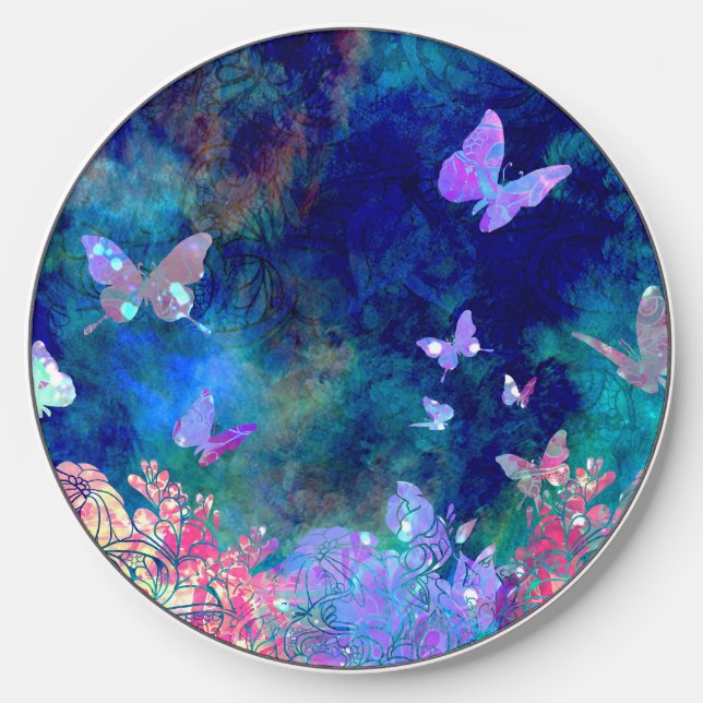 Forest_Butterflies Wireless Charger (Front)