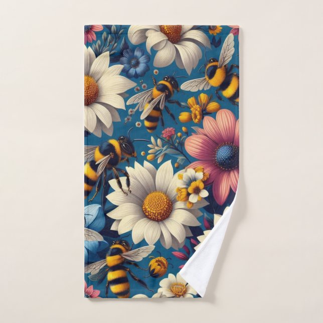 Forest buzz / Blossom Buzz Hand Towel (Hand Towel)