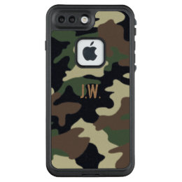Forest camo custom iPhone case