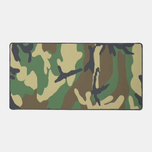 Forest Camo Masculine Desk Mat