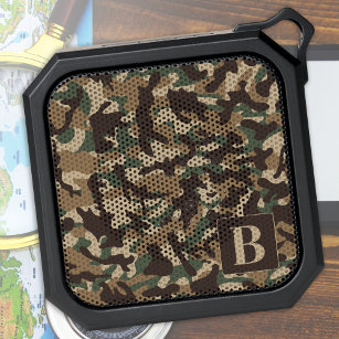 Forest Camo Personalized Monogram Camouflage Bluetooth Speaker