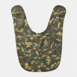 Forest Camouflage Baby Bib