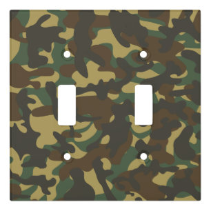 Forest Camouflage Light Switch Cover