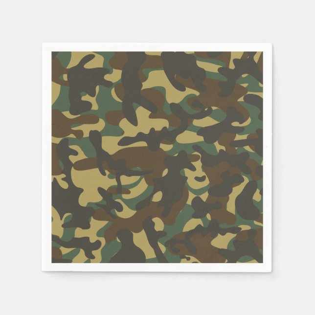 Forest Camouflage  Napkins (Front)