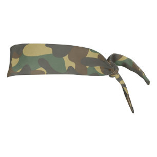 Forest Camouflage  Tie Headband