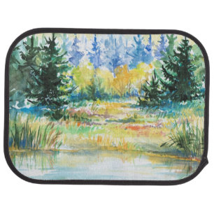 Forest Car Floor Mat