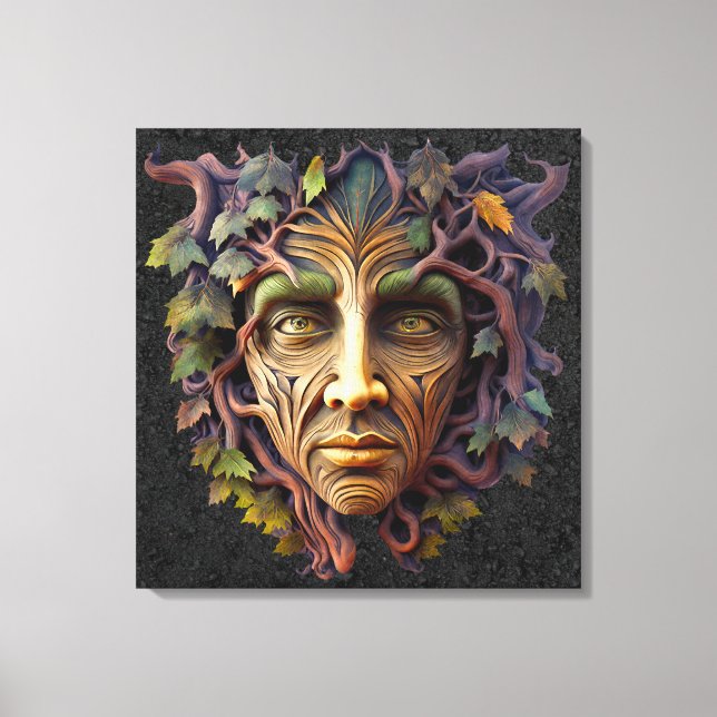 Forest Carving Canvas Art (Front)
