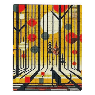 Forest Cat Jigsaw Puzzle