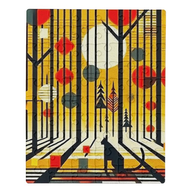 Forest Cat Jigsaw Puzzle (Puzzle Vertical)