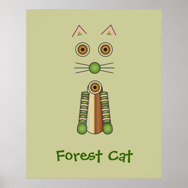 Forest Cat Poster (Front)