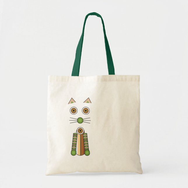 Forest Cat Tote Bag (Front)