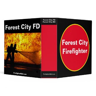 Forest City Firefighter 3 Ring Binder