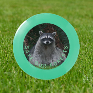 Forest Conservation Raccoon Wildlife Photo Wham-O Frisbee
