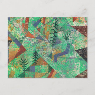 Forest-Construction by Paul Klee Postcard