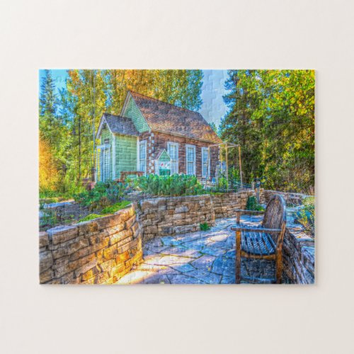 Forest Cottage Vail Colorado Jigsaw Puzzle