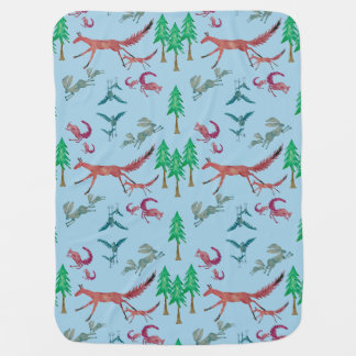 Forest Creatures Baby Blanket
