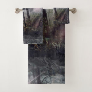 Forest Creeper scary Bath Towel Set