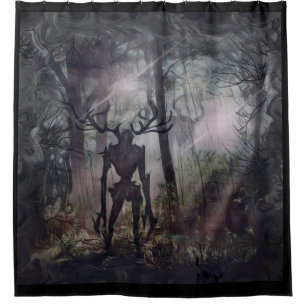 Forest Creeper scary Shower Curtain