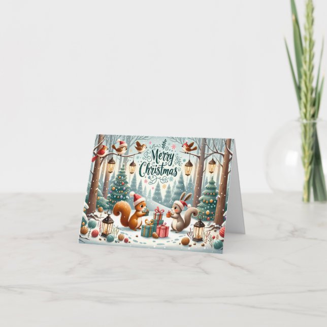 Forest Critters Card (Front)