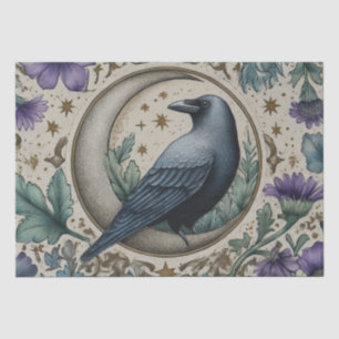Forest Crow Cottagecore William Morris Decoupage  Tissue Paper