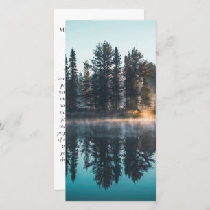 Forest Dawn Photo Prayer Memorial Bookmark