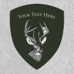 Forest Deer With Text Patch at Zazzle