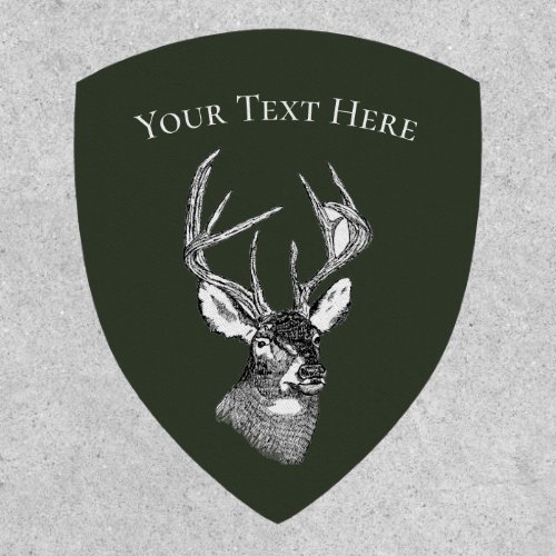 Forest Deer with Text Patch