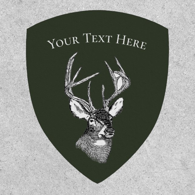 Forest Deer with Text Patch (Front)