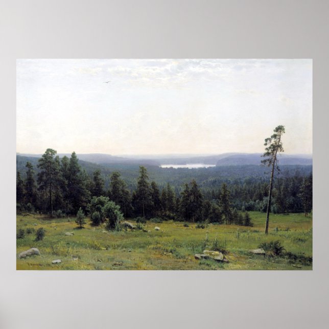 Forest Distance Ivan Shishkin Poster (Front)