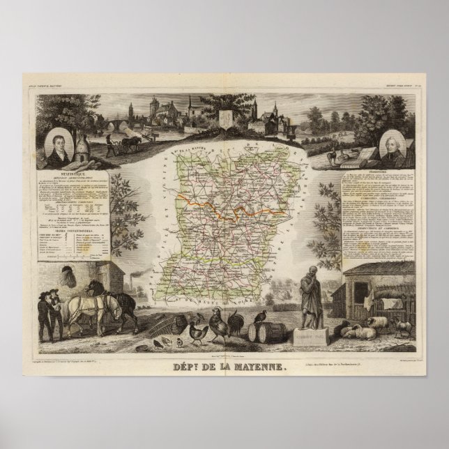 Forest, district boundaries poster (Front)