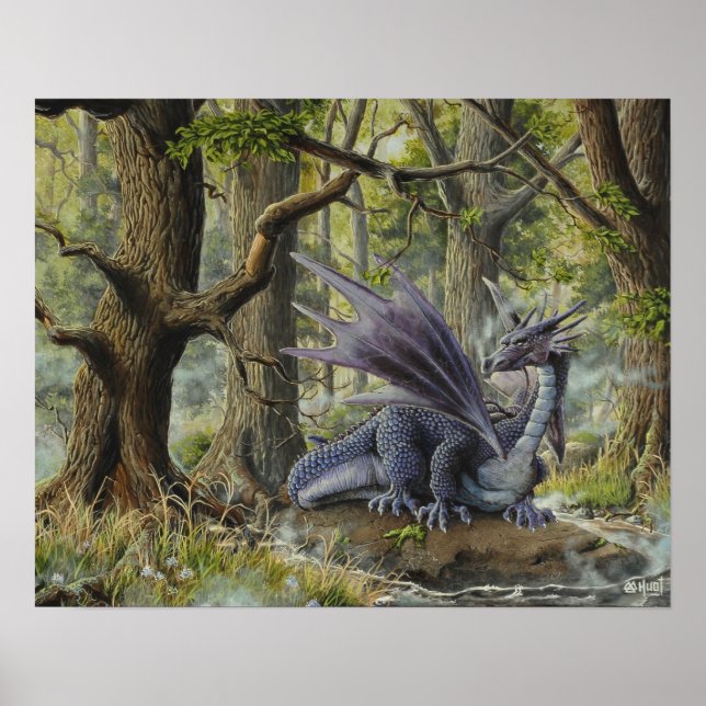 Forest Dragon -  by Marc-André Huot Poster (Front)