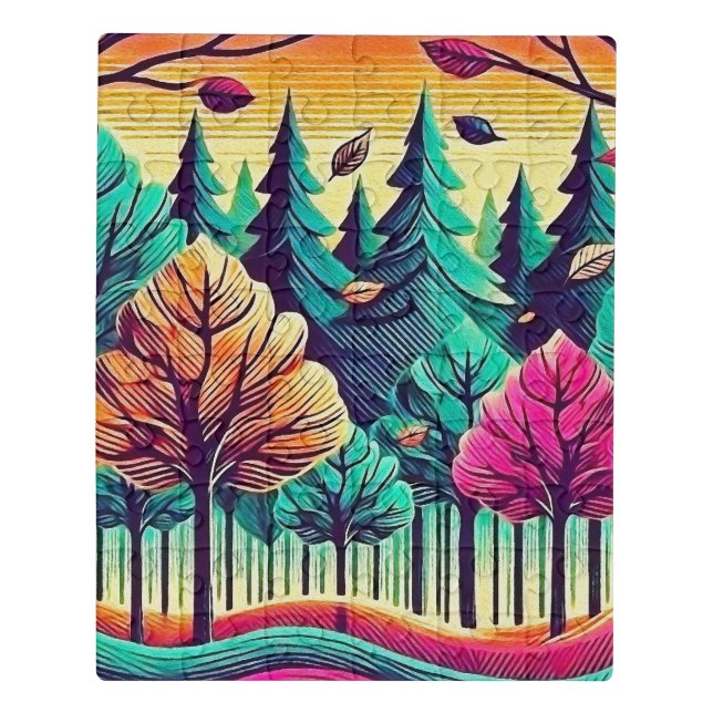 Forest Dreamscape Jigsaw Puzzle (Puzzle Vertical)