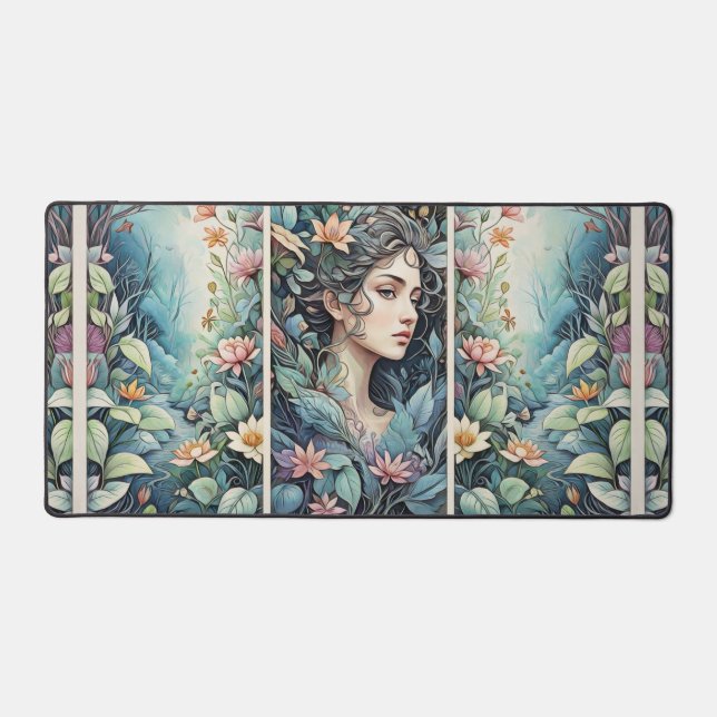 Forest Dweller Desk Mat (Front)