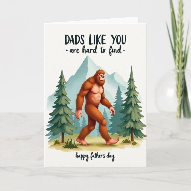 Forest Dweller Fathers Day Card (Front)