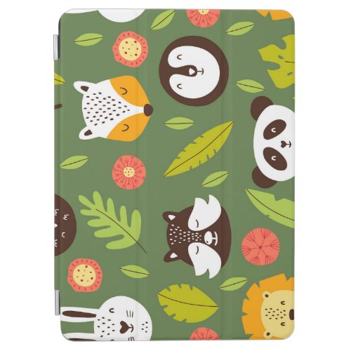 Forest dwellers Scandinavian childrens pattern iPad Air Cover
